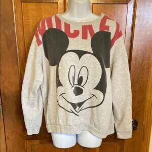 Vintage Disney Mickey Mouse Crew Neck pullover Sweatshirt  Size XXL